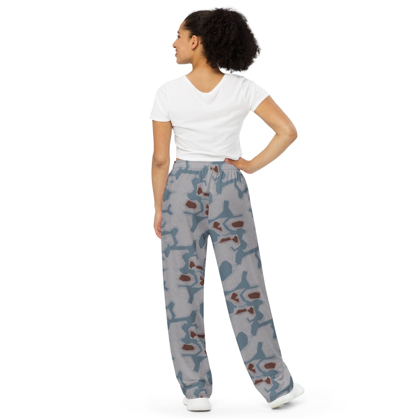 Czech Sumpfmuster Bahnak CAMO Unisex Wide-Leg Leisure Pants