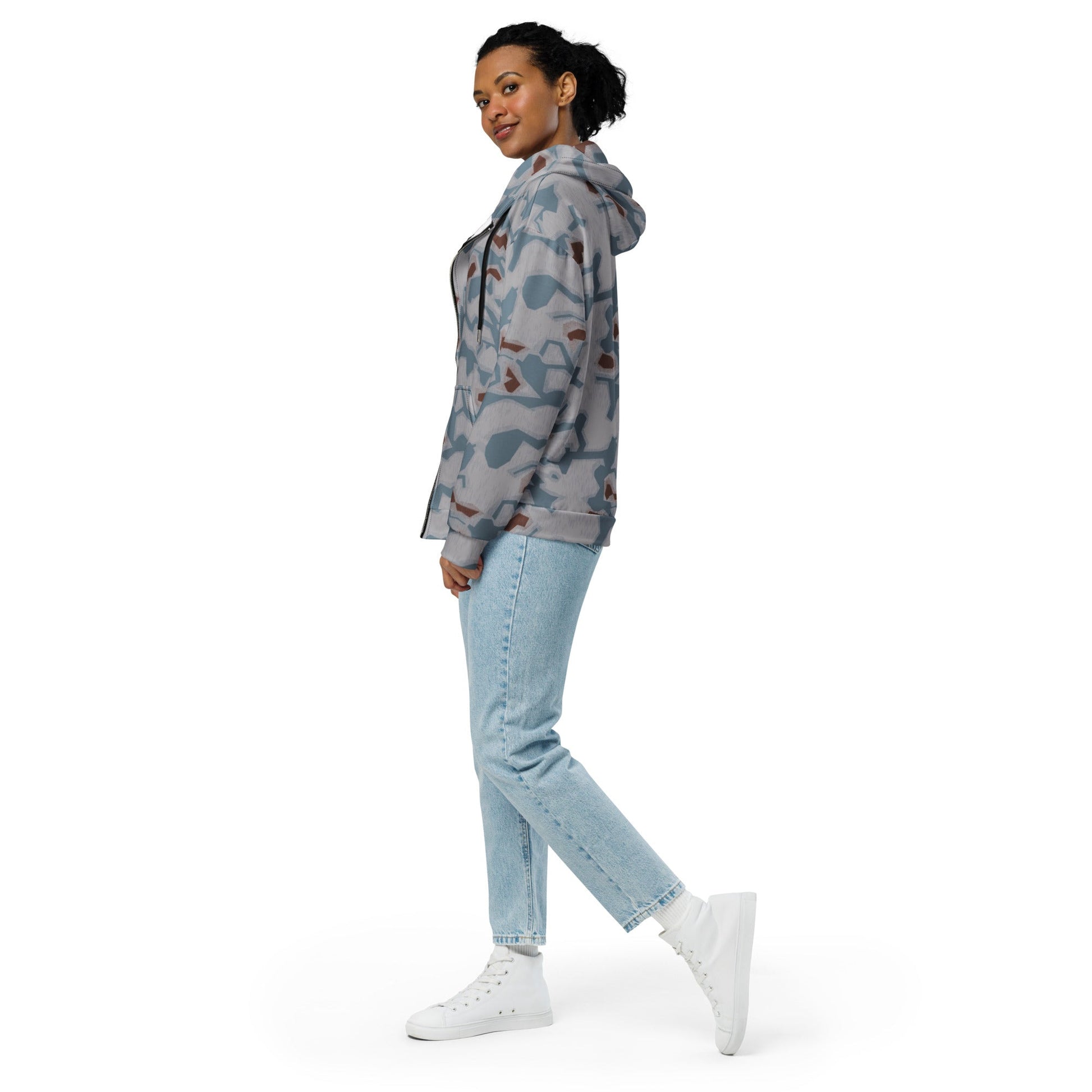 Czech Sumpfmuster Bahnak CAMO Unisex Zip Hoodie