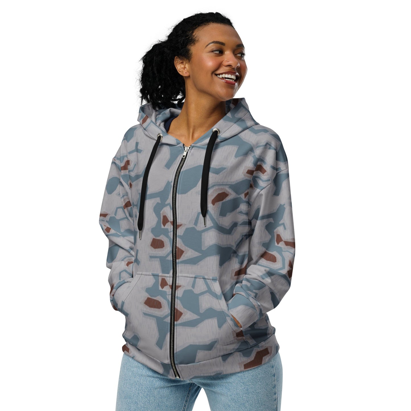 Czech Sumpfmuster Bahnak CAMO Unisex Zip Hoodie