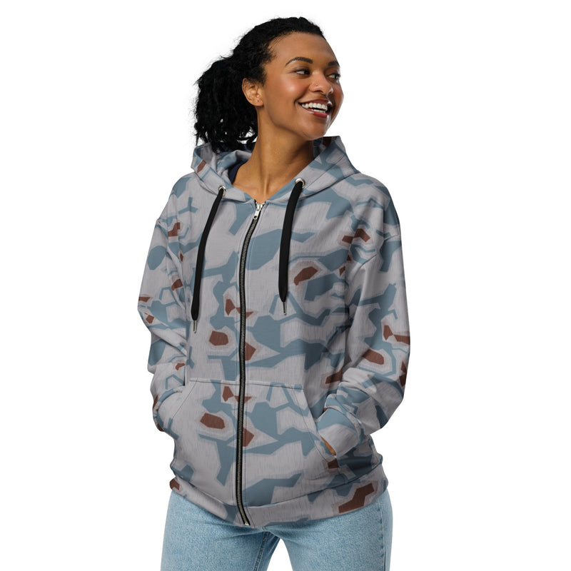 Sumpfmuster Bahnak Marsh CAMO Unisex Zip Hoodie