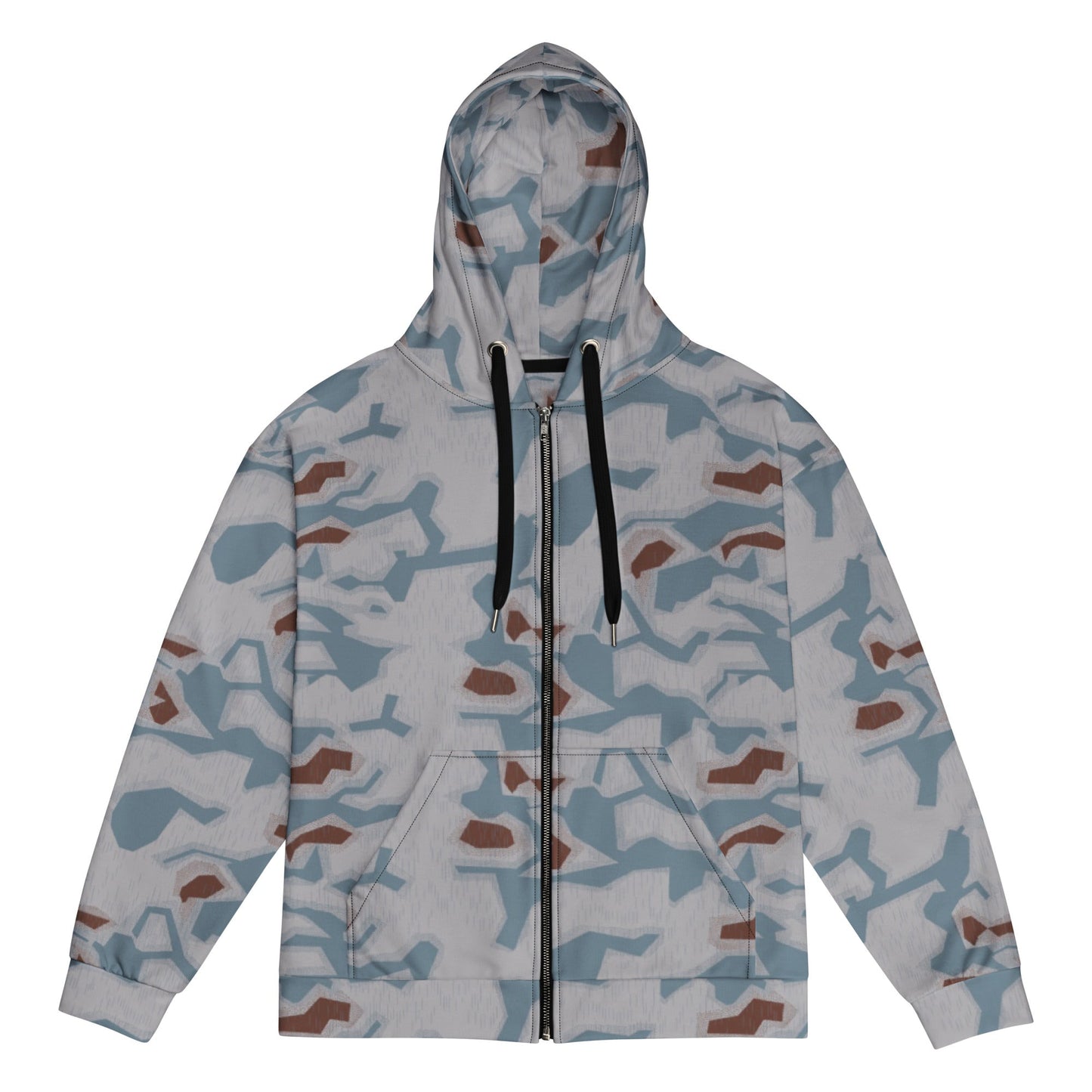 Czech Sumpfmuster Bahnak CAMO Unisex Zip Hoodie - 2XS