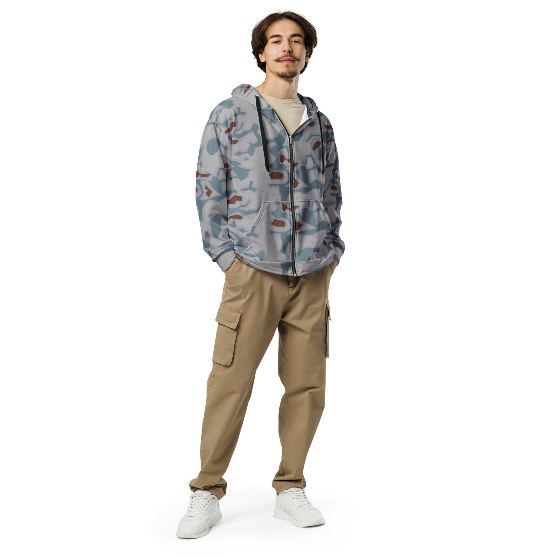 Czech Sumpfmuster Bahnak CAMO Unisex Zip Hoodie