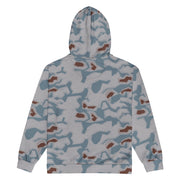 Sumpfmuster Bahnak Marsh CAMO Unisex Zip Hoodie