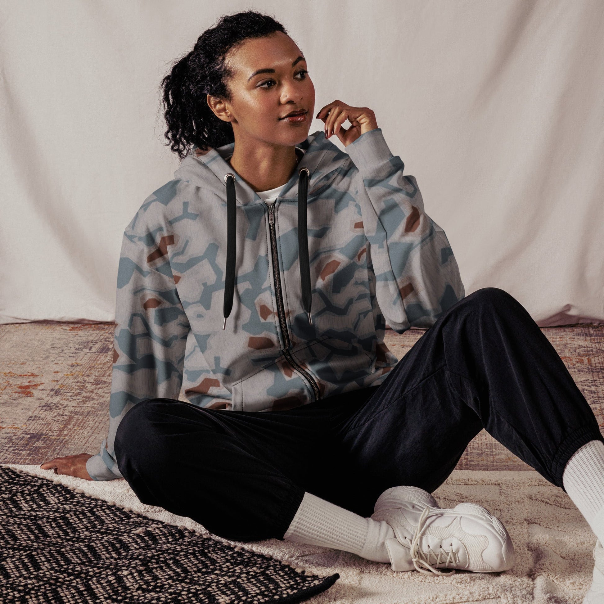 Czech Sumpfmuster Bahnak CAMO Unisex Zip Hoodie