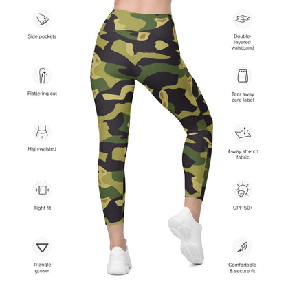 Czech VZ60 MLOK (Salamander) CAMO Leggings with pockets - Womens With Pockets