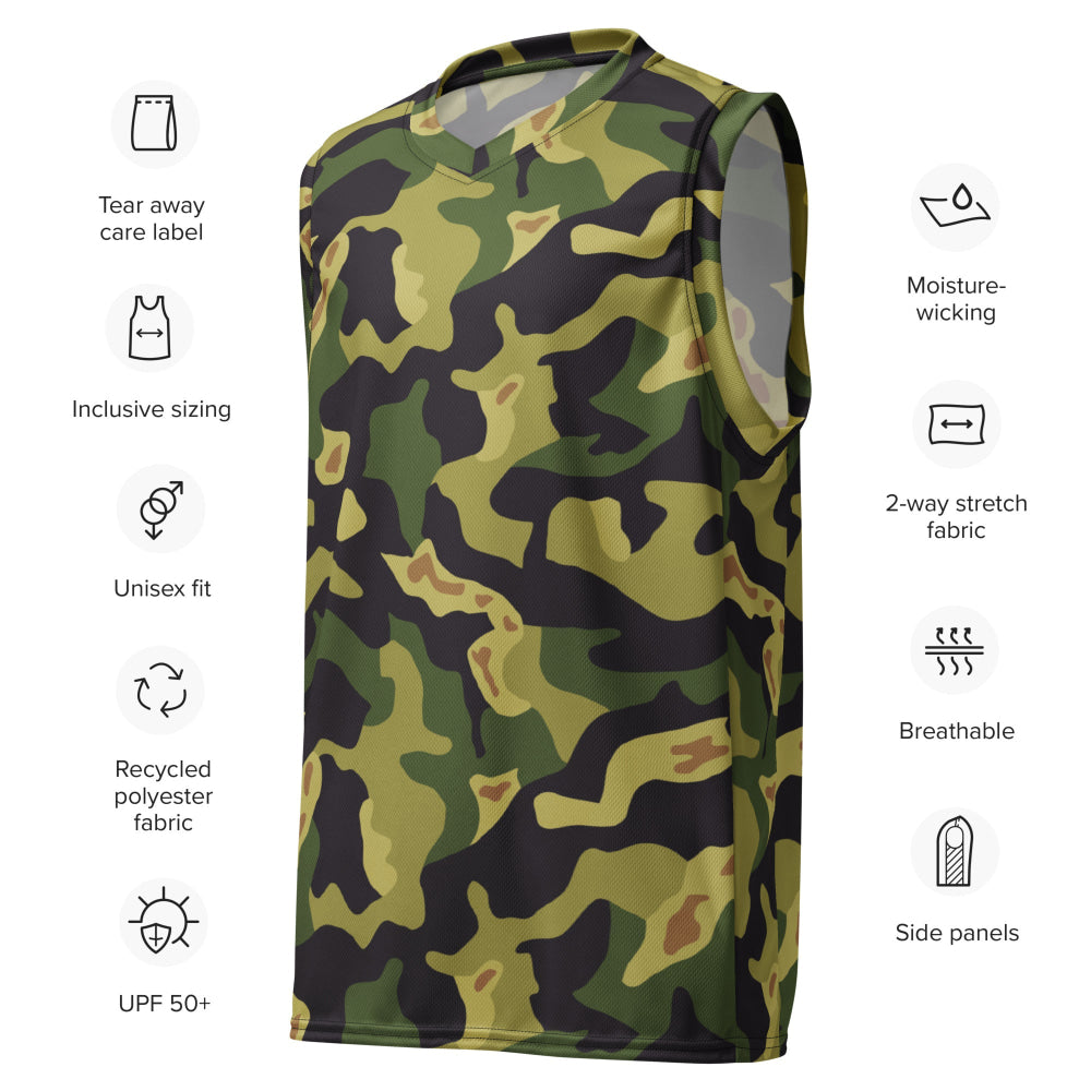 Czech VZ60 MLOK (Salamander) CAMO unisex basketball jersey - Unisex Basketball Jersey