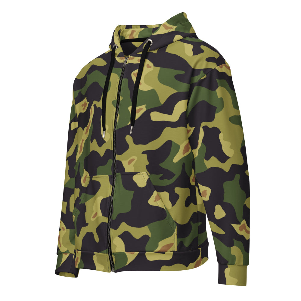 Czech VZ60 MLOK (Salamander) CAMO Unisex zip hoodie - 2XS - Zip Hoodie