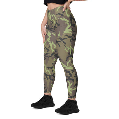 Czech VZ95 Leaf CAMO Leggings with pockets - Womens With Pockets