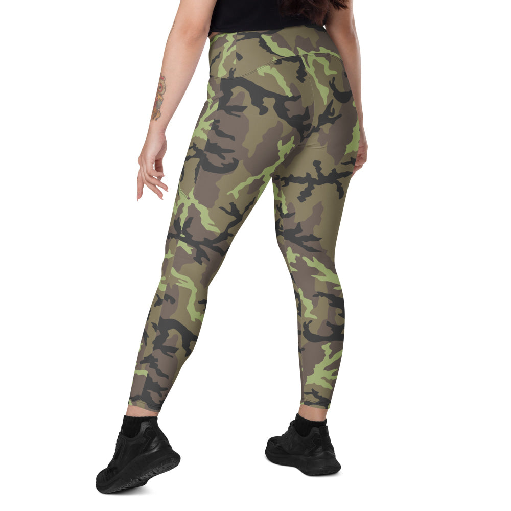 Czech VZ95 Leaf CAMO Leggings with pockets - Womens With Pockets