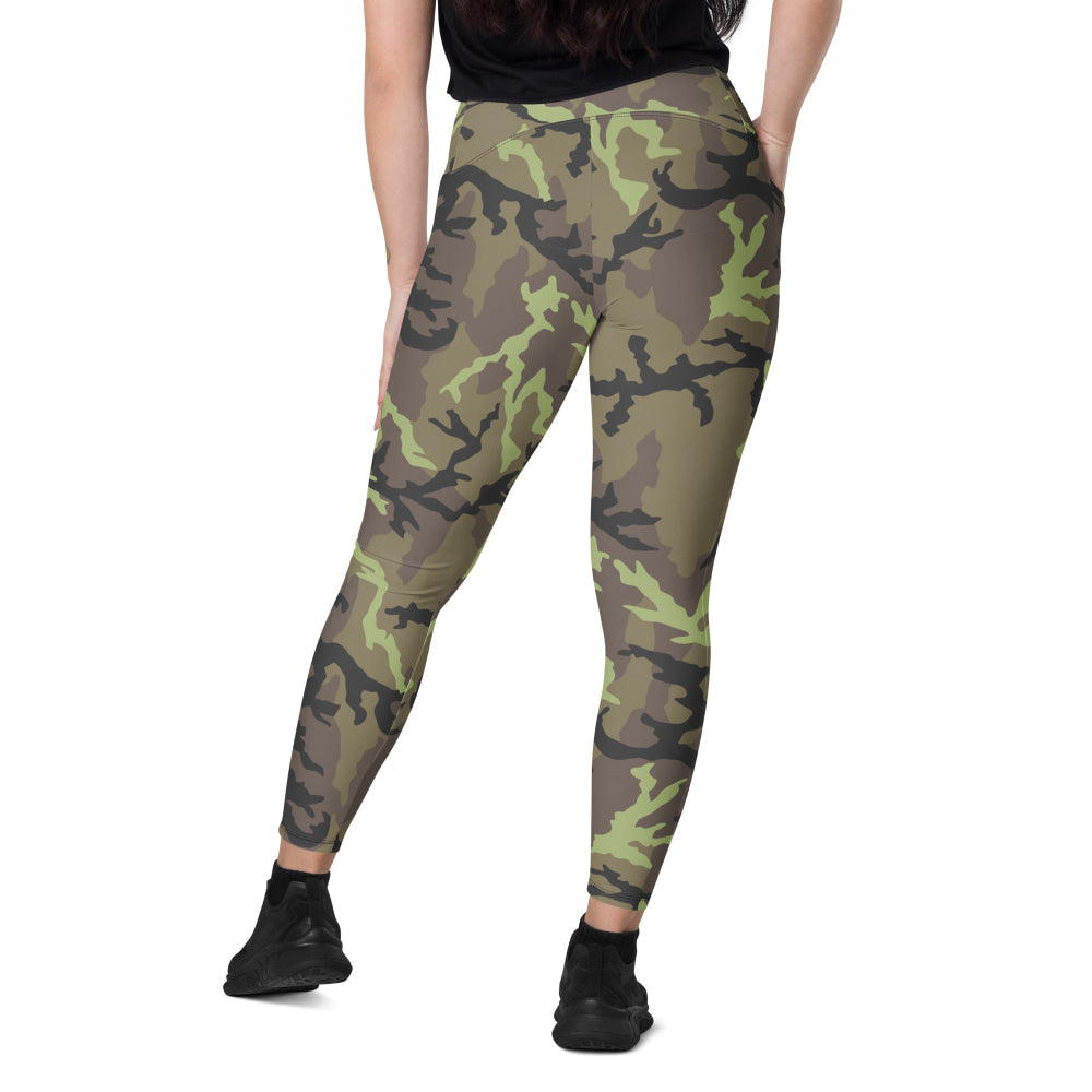 Czech VZ95 Leaf CAMO Leggings with pockets - Womens With Pockets