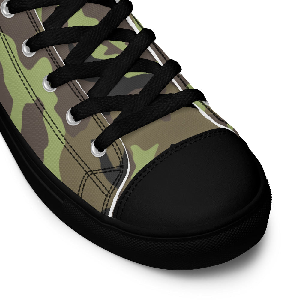 Czech VZ95 Leaf CAMO Men’s high top canvas shoes - Mens High Top Canvas Shoes