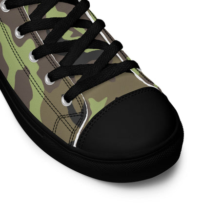 Czech VZ95 Leaf CAMO Men’s high top canvas shoes - Mens High Top Canvas Shoes