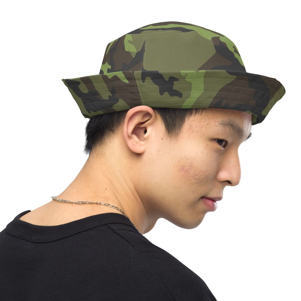 Czech VZ95 Woodland Leaf CAMO Reversible bucket hat - Bucket Hat