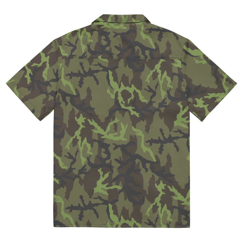 Czech VZ95 Woodland Leaf CAMO Unisex button shirt - Button Shirt