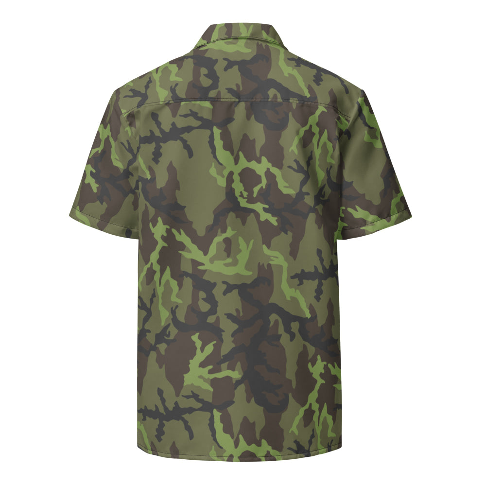 Czech VZ95 Woodland Leaf CAMO Unisex button shirt - Button Shirt