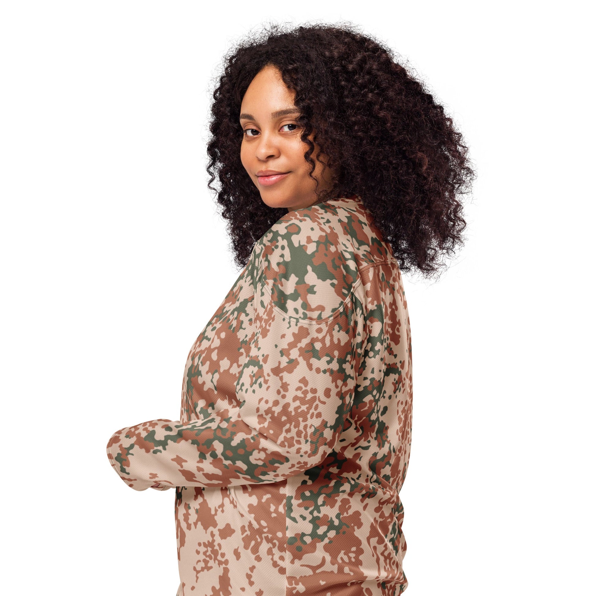 Danish Flecktarn Desert CAMO hockey fan jersey - Hockey Jerseys