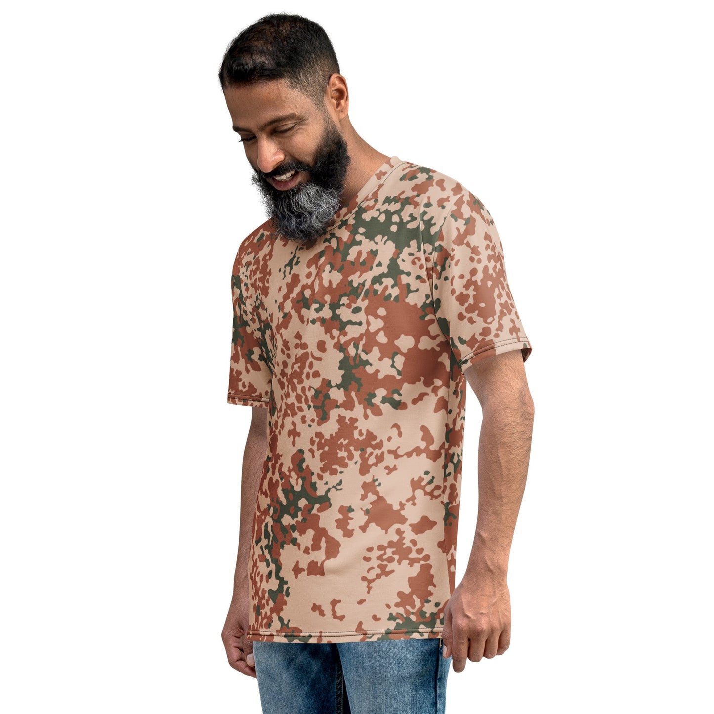 Danish Flecktarn Desert CAMO Mens T-shirt - T-Shirts