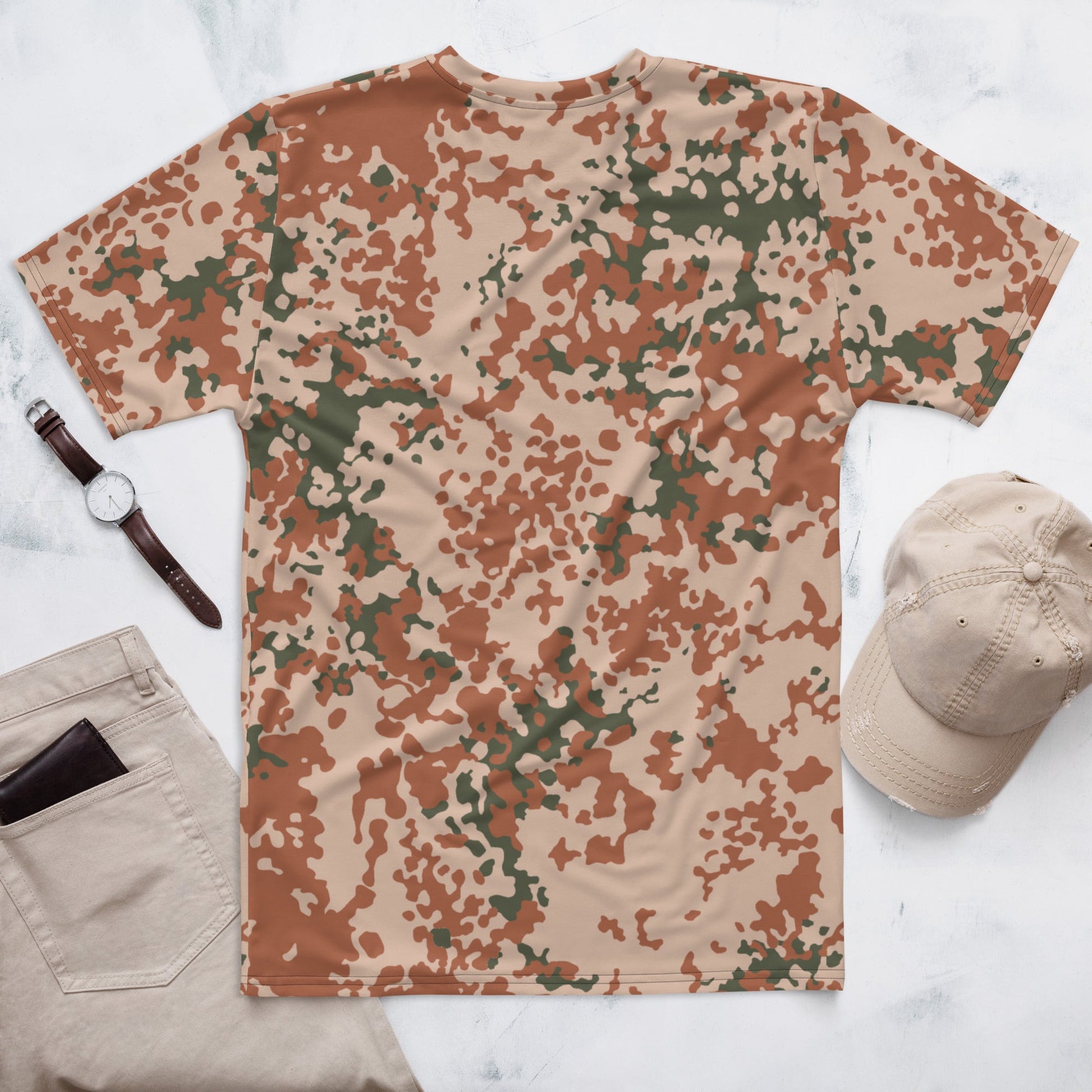 Danish Flecktarn Desert CAMO Mens T-shirt - T-Shirts