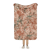 Flecktarn Desert Scandinavian CAMO Sherpa Blanket - 37″×57″