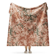 Flecktarn Desert Scandinavian CAMO Sherpa Blanket - 60″×80″