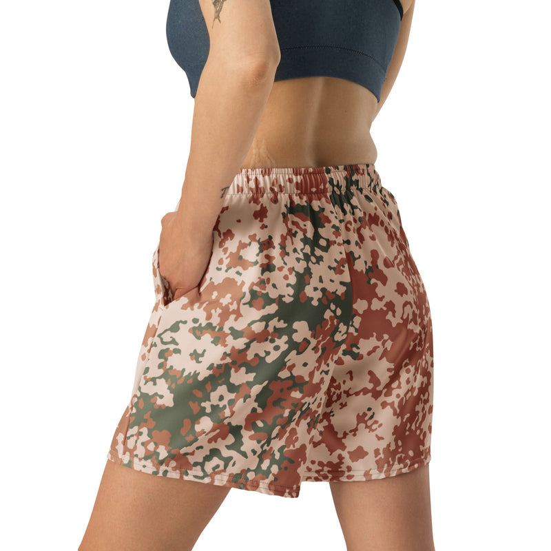 Flecktarn Scandinavian Desert CAMO Unisex Athletic Long Shorts