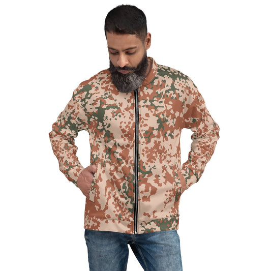 Danish Flecktarn Desert CAMO Unisex Bomber Jacket - Jackets