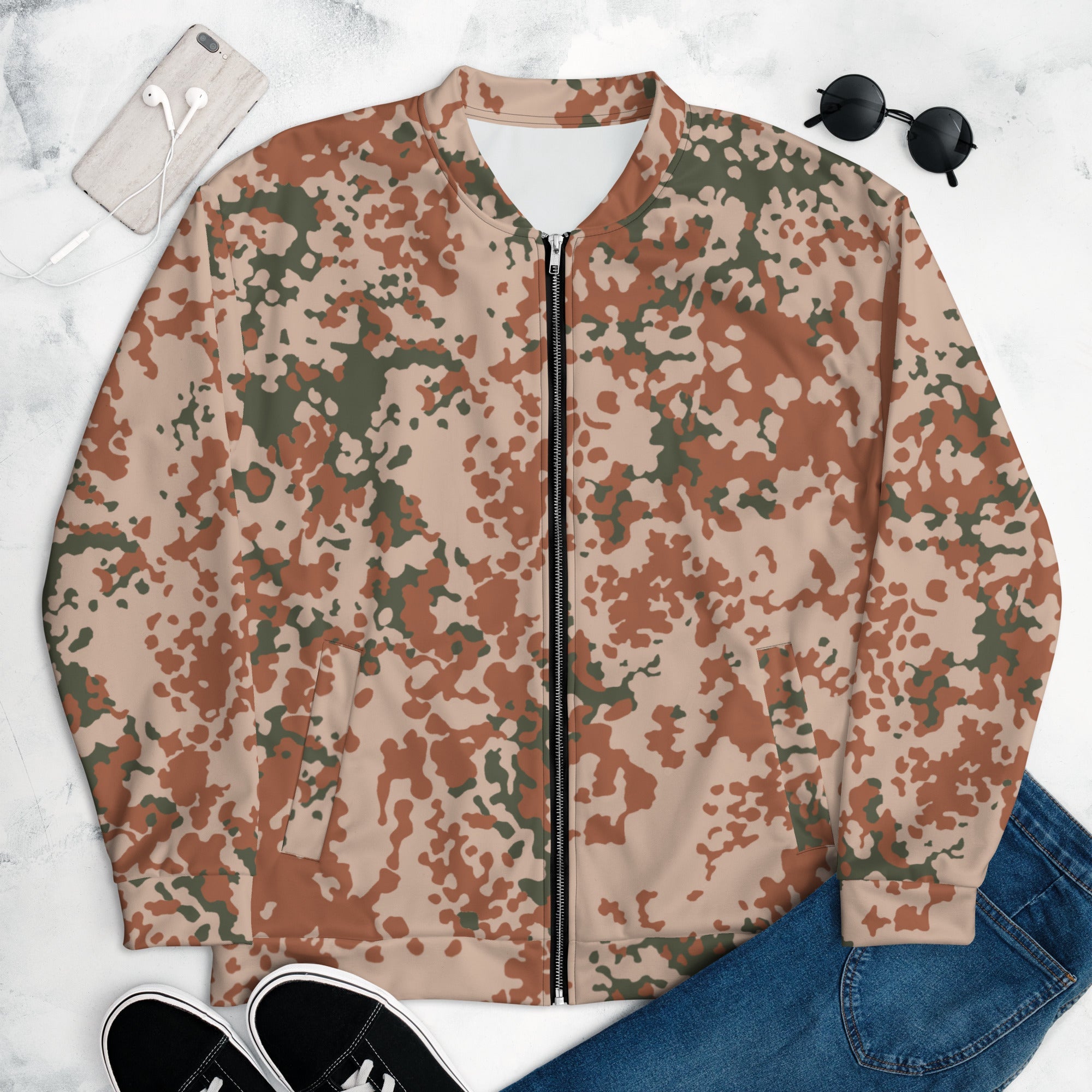 CAMO HQ - Danish Flecktarn Desert CAMO Unisex Bomber Jacket