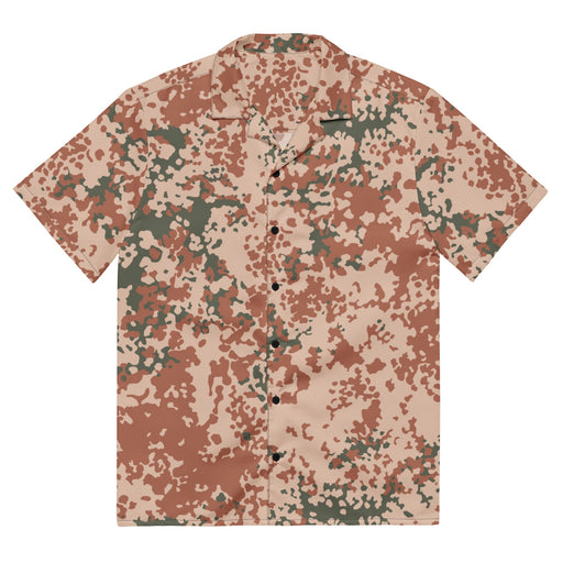Flecktarn Scandinavian Desert CAMO Unisex Short-Sleeve Button Shirt - 2XS - Button-Up