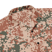 Flecktarn Scandinavian Desert CAMO Unisex Short-Sleeve Button Shirt - Button-Up