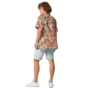 Flecktarn Scandinavian Desert CAMO Unisex Short-Sleeve Button Shirt - Button-Up