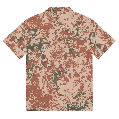 Danish Flecktarn Desert CAMO Unisex button shirt - Button Shirts