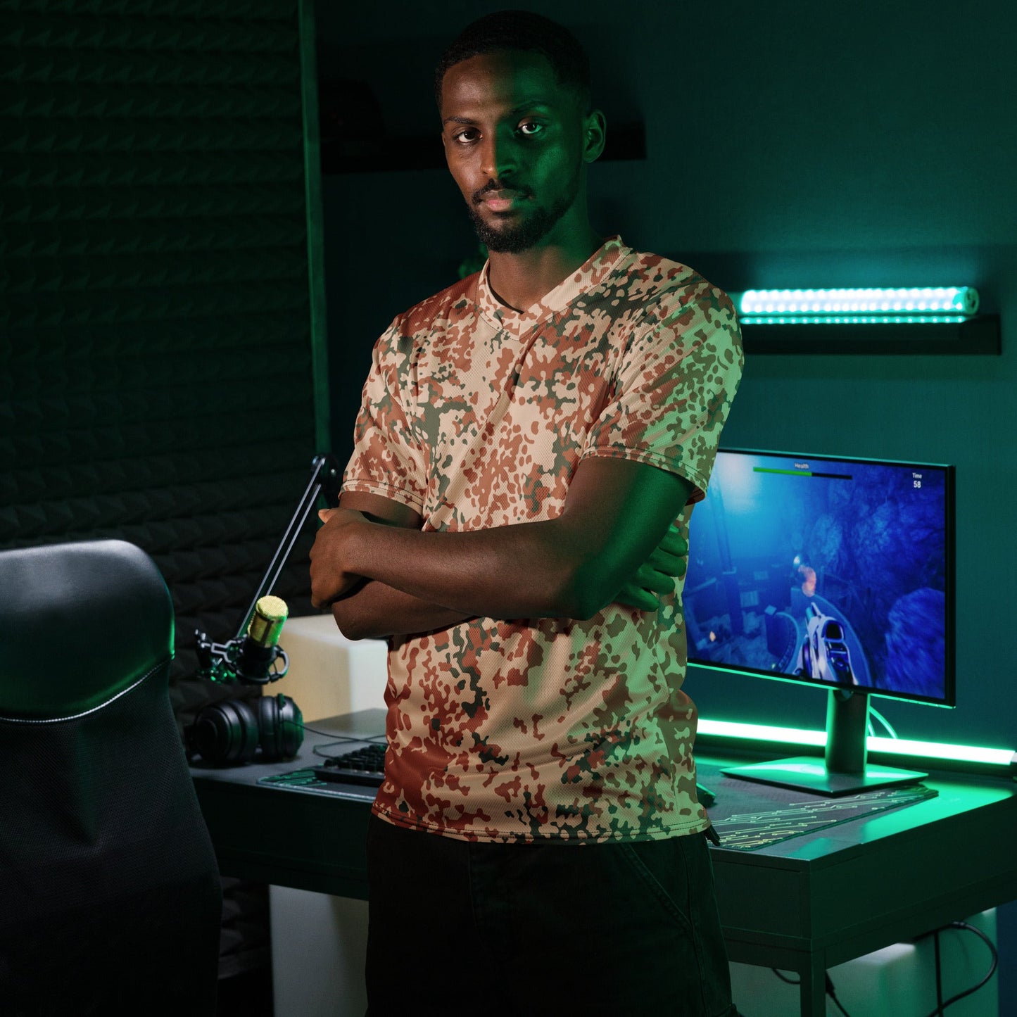 Danish Flecktarn Desert CAMO unisex sports jersey - Sports Jerseys