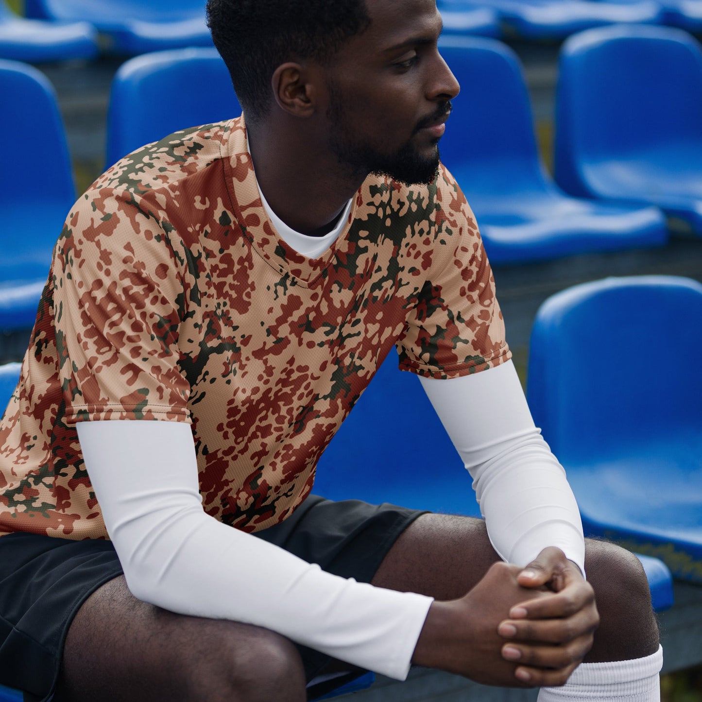 Danish Flecktarn Desert CAMO unisex sports jersey - Sports Jerseys