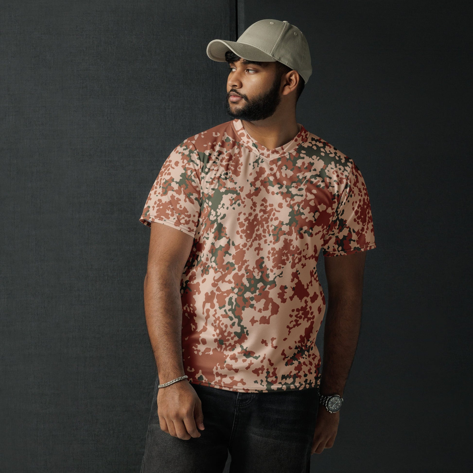 Danish Flecktarn Desert CAMO unisex sports jersey - Sports Jerseys