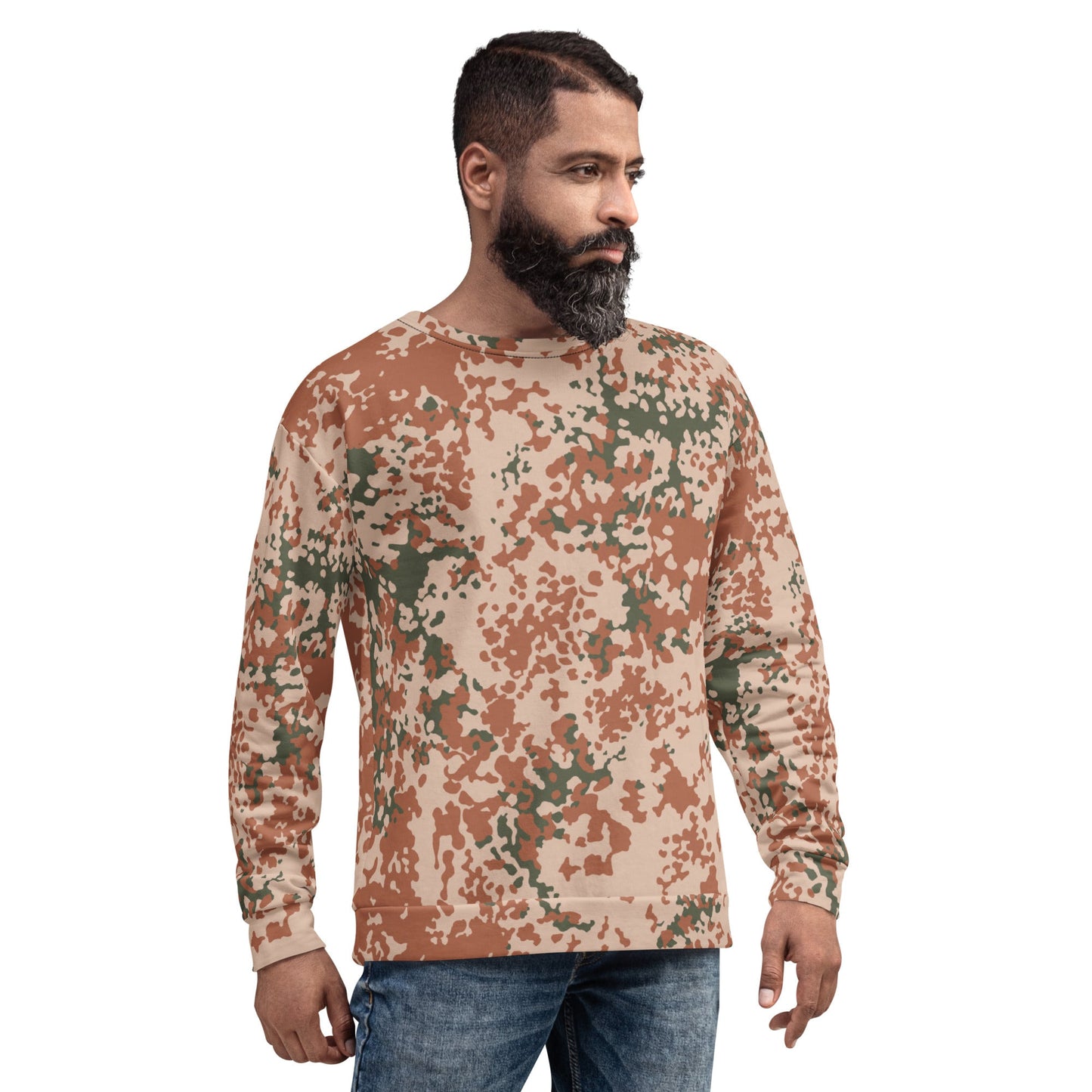 Danish Flecktarn Desert CAMO Unisex Sweatshirt - Sweatshirts