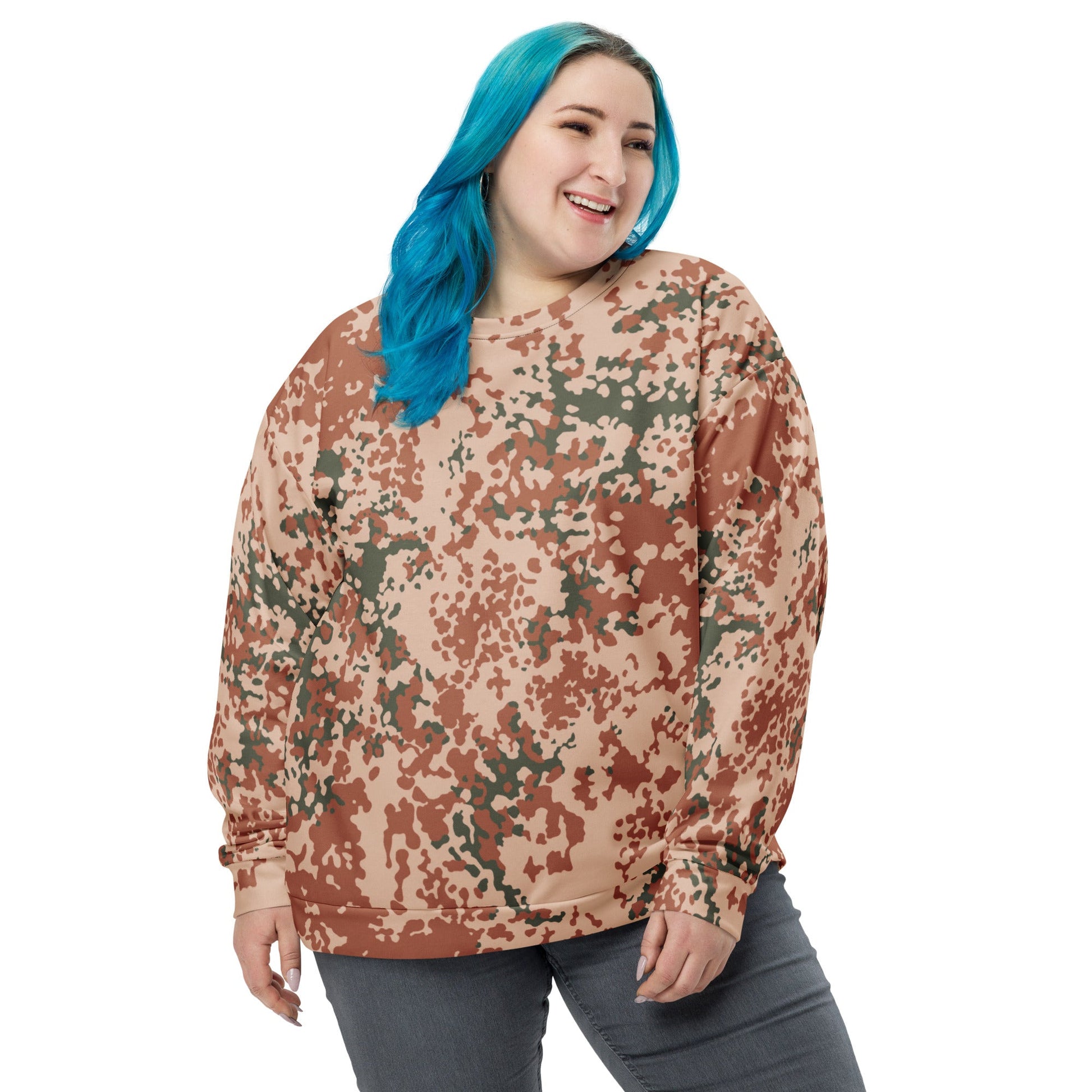 Danish Flecktarn Desert CAMO Unisex Sweatshirt - Sweatshirts