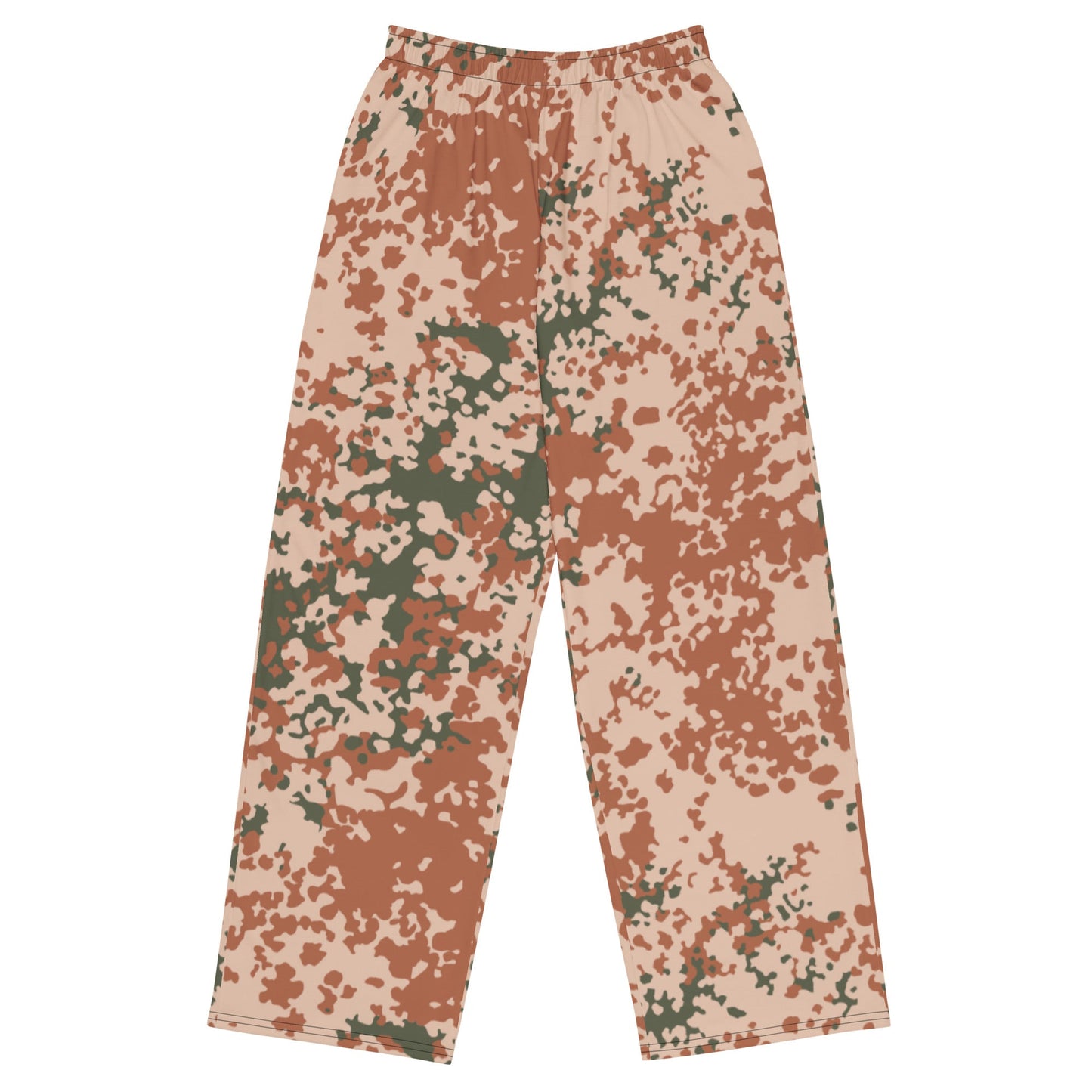 Danish Flecktarn Desert CAMO unisex wide-leg pants - 2XS - Wide-leg Pants