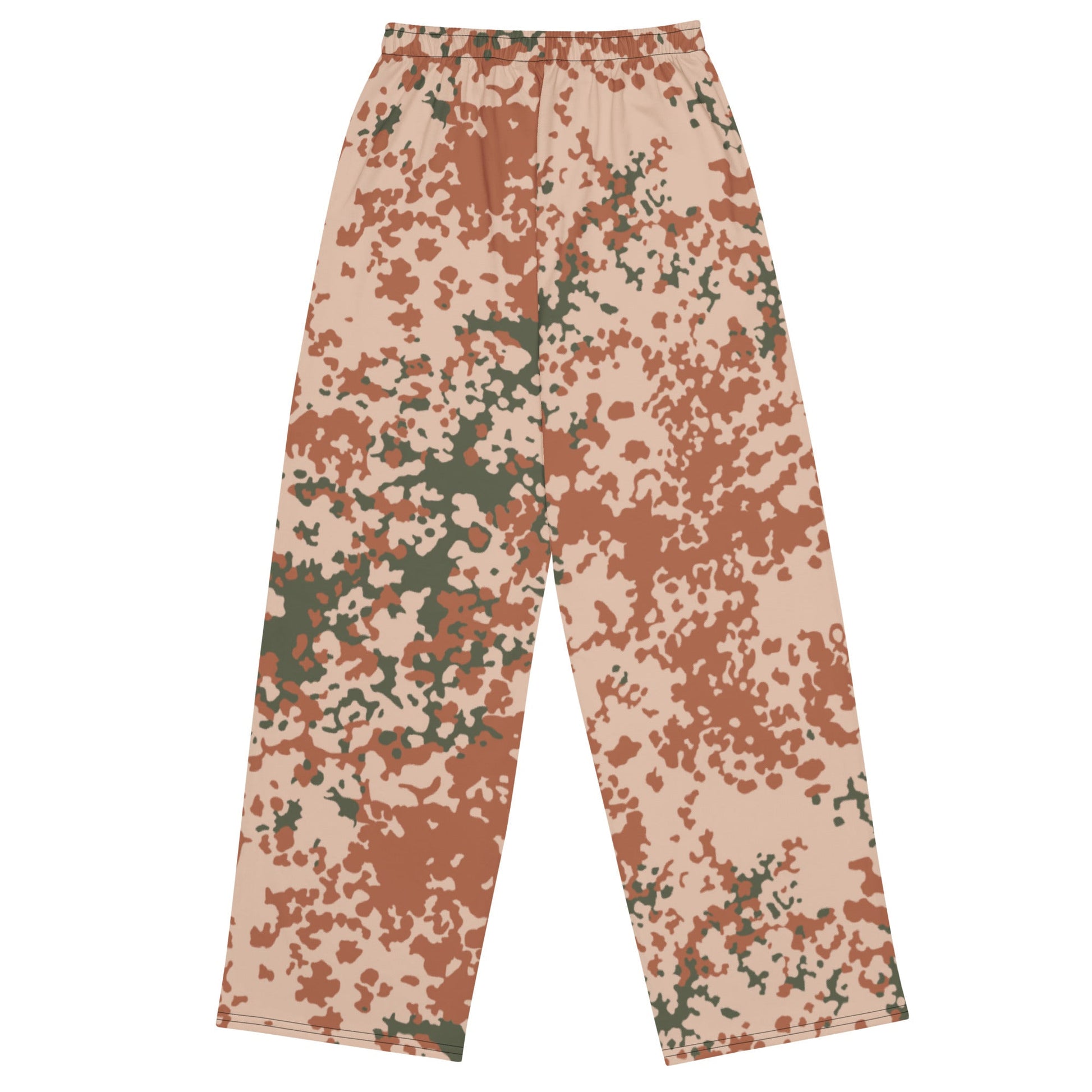 Danish Flecktarn Desert CAMO unisex wide-leg pants - Wide-leg Pants