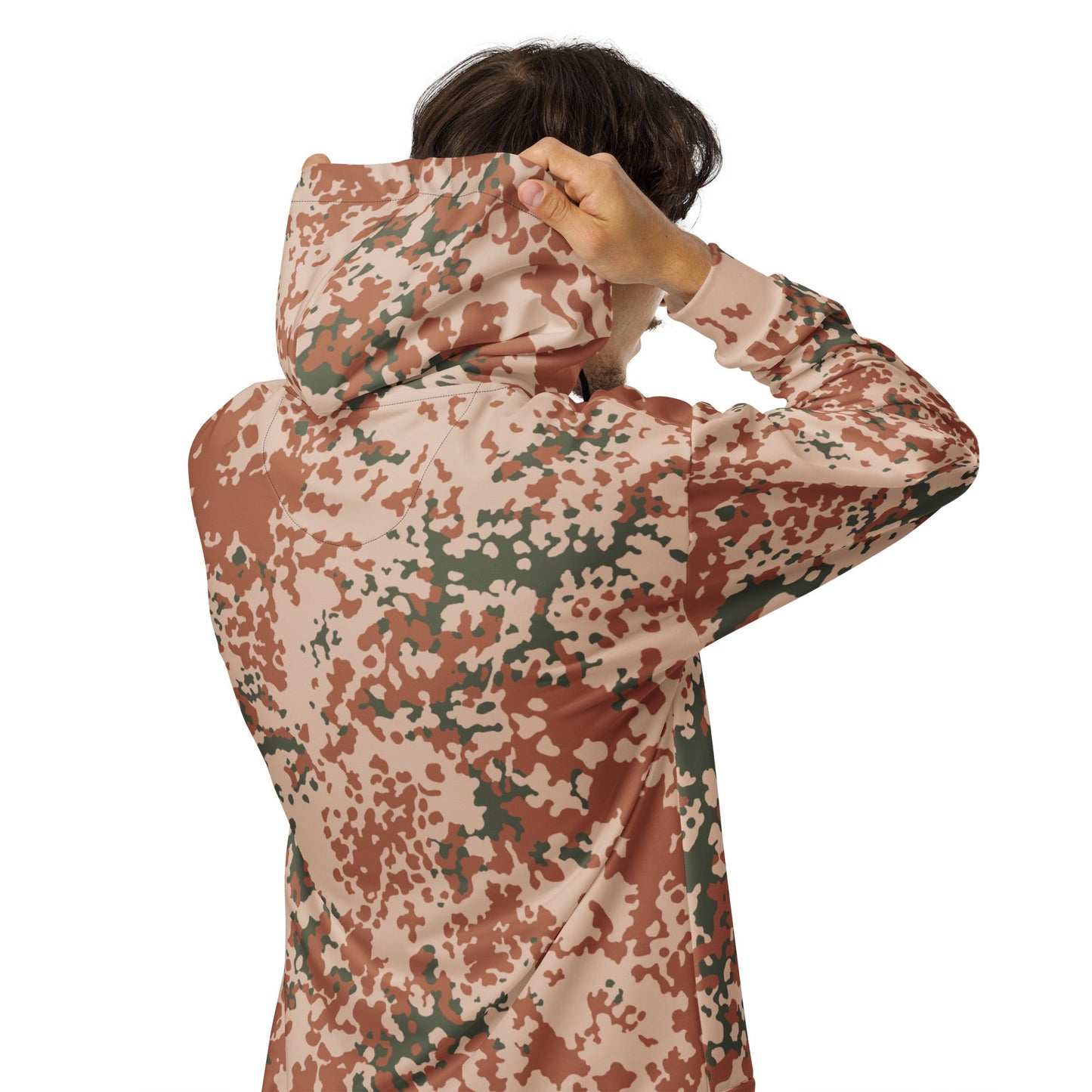 Danish Flecktarn Desert CAMO Unisex zip hoodie - Zip Hoodies