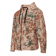 Flecktarn Desert Scandinavian CAMO Unisex Zip Hoodie