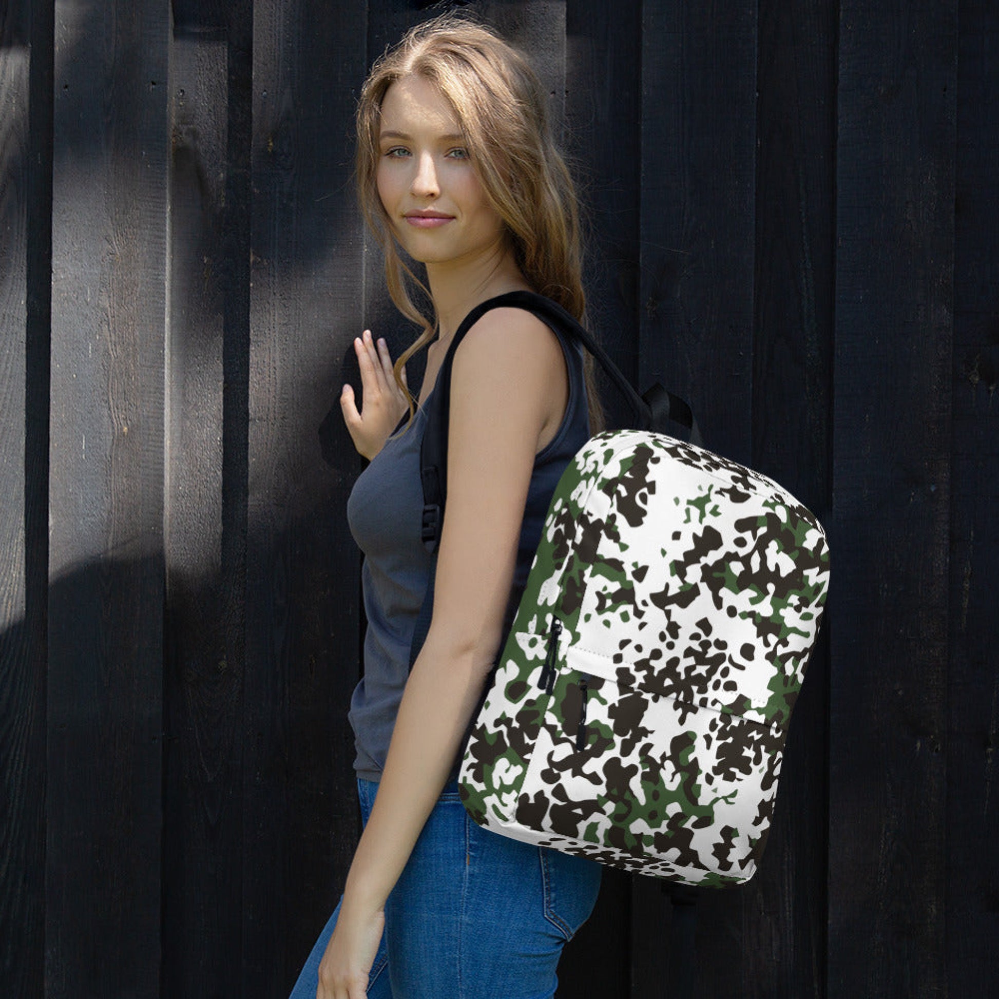 Danish Flecktarn Snow CAMO Backpack