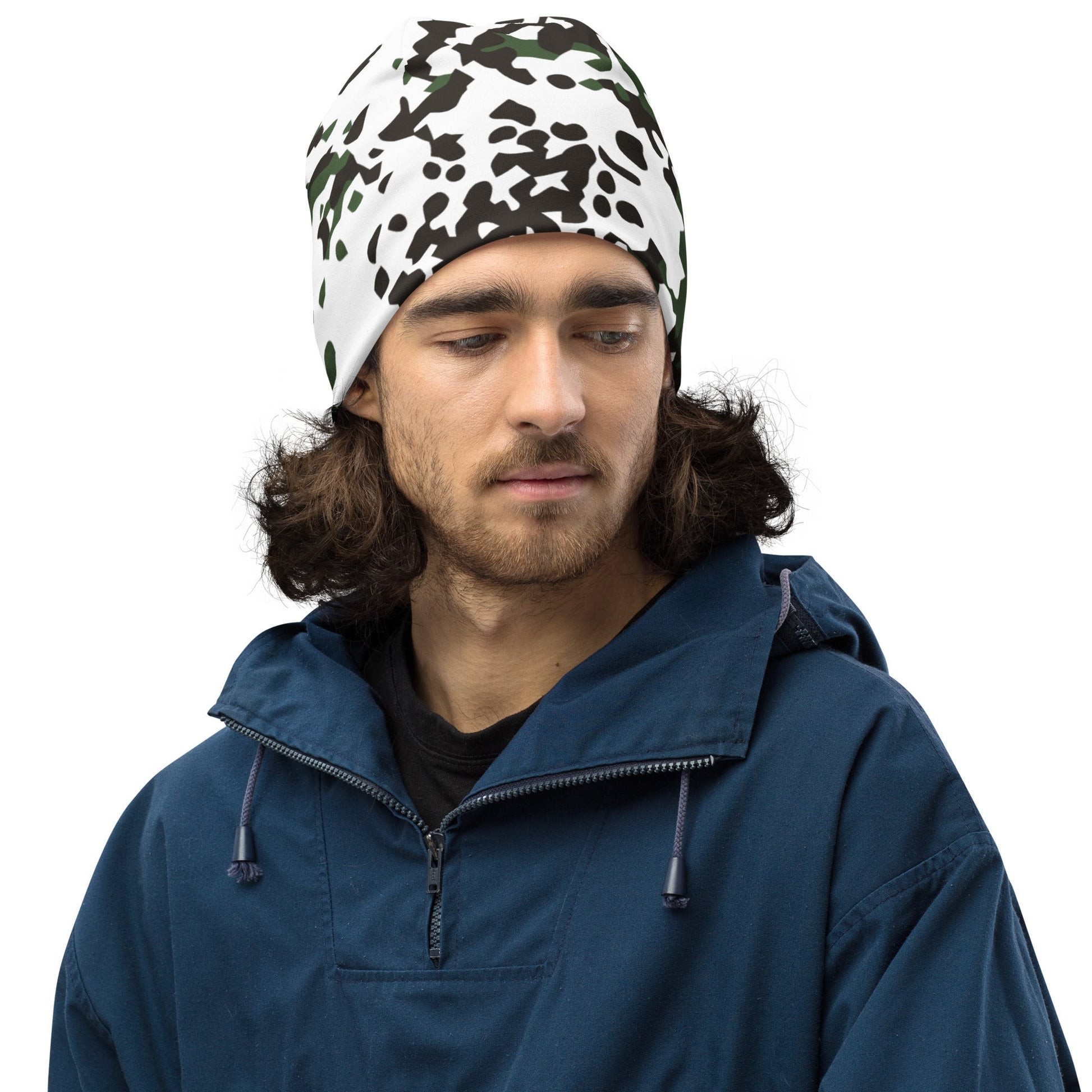 Danish Flecktarn Snow CAMO Beanie - S - Beanies