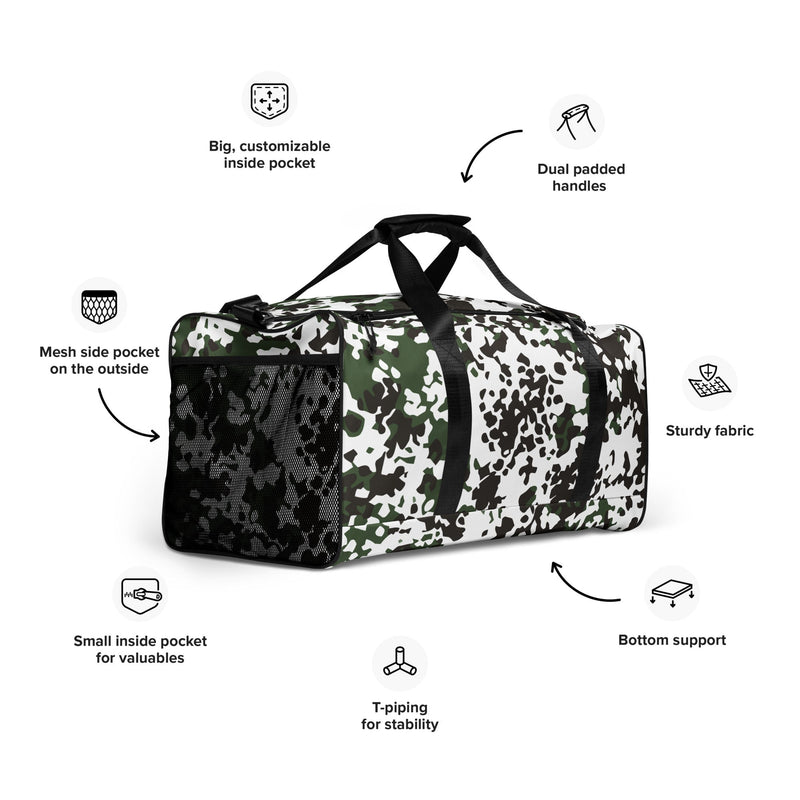 Flecktarn Scandinavian Snow CAMO Duffle Bag
