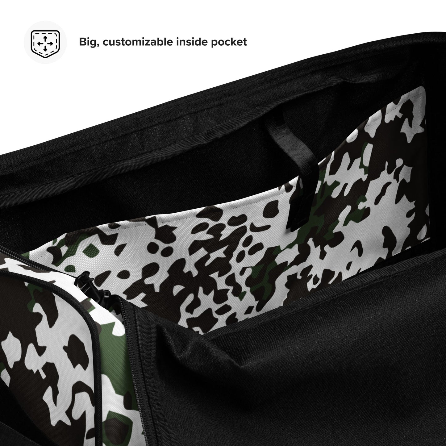 Danish Flecktarn Snow CAMO Duffle Bag