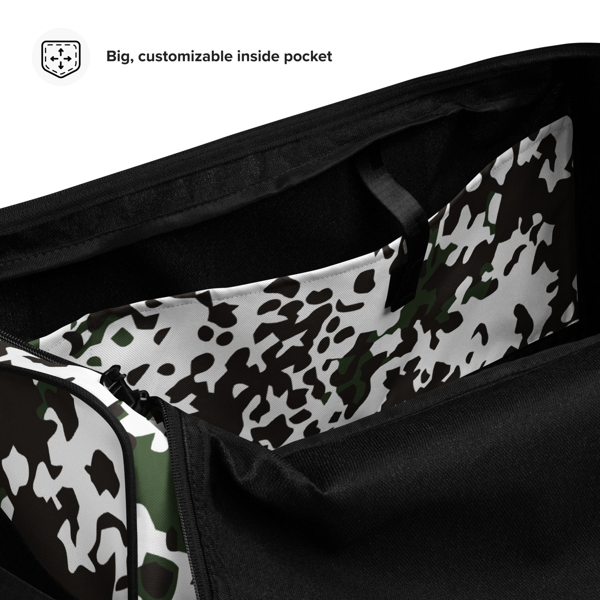Danish Flecktarn Snow CAMO Duffle Bag