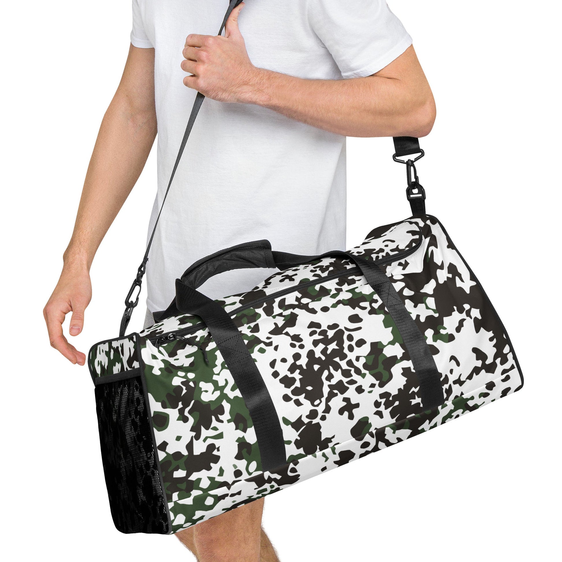 Danish Flecktarn Snow CAMO Duffle Bag
