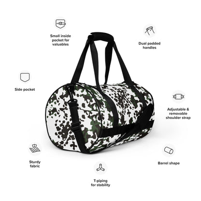Danish Flecktarn Snow CAMO gym bag - Gym Bags