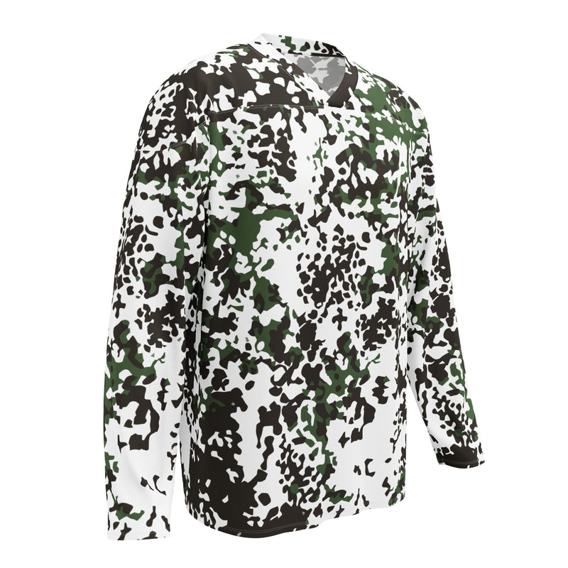Flecktarn Snow Scandinavian CAMO Unisex Hockey Fan Jersey