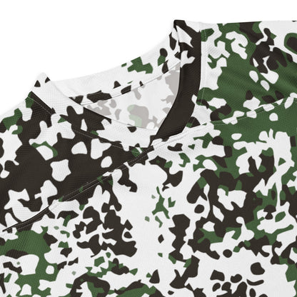 Danish Flecktarn Snow CAMO hockey fan jersey Hockey Jerseys