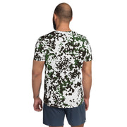 Flecktarn Scandinavian Snow CAMO Mens Athletic T-Shirt - Shirt